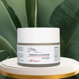 Maschera purificante all'argilla, pelli impure